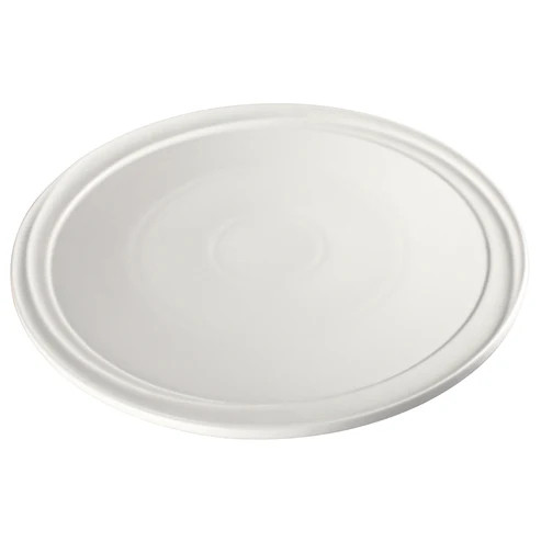Winco WDP007-103 12" Porcelain Bright White Round Plate (12 Each Per Case)