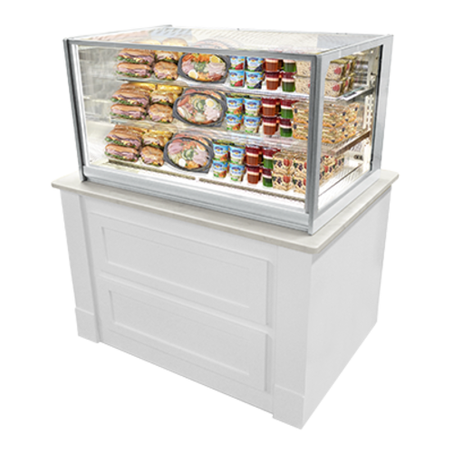 Federal Industries ITR6026 60" W Italian Glass Refrigerated Counter Display Case