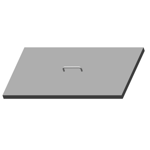 Hoshizaki HS-5073 Stainless Steel Lift-Off Cover