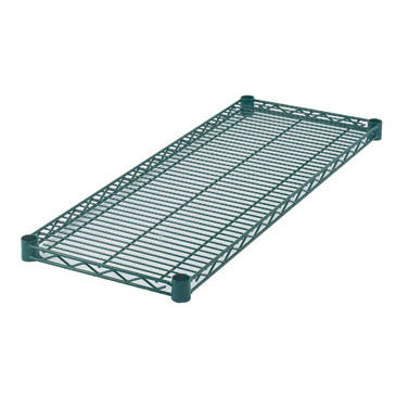 Winco Vex-1848 Shelf 48" x 18" Epoxy Coated Green
