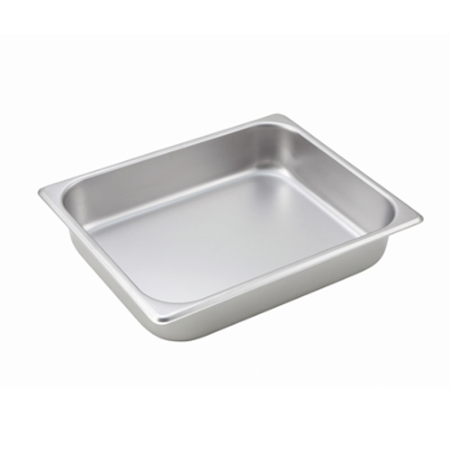 Winco SPH2 2-1/2" Deep 1/2 Size Stainless Steel Steam Table Pan