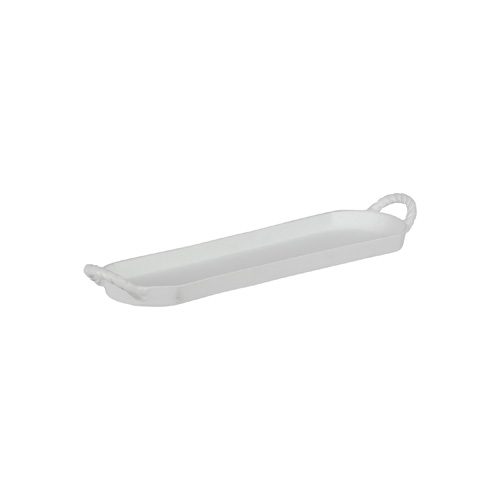 Bon Chef 80210ALLERGENLAVENDER Ceramic Allergen Lavender Oval Tray