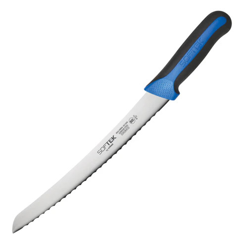 Winco KSTK-91 9" Sof-Tek Bread Knife with Polypropylene Handle
