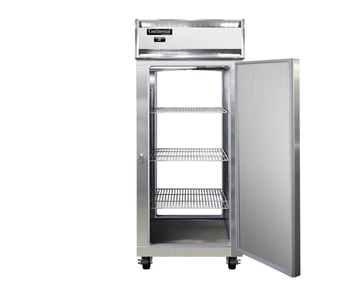 Continental Refrigerator 1FX-PT 36.25" W One-Section Solid Door Pass-Thru Extra-Wide Freezer - 115 Volts