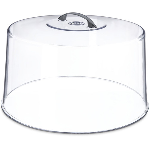 Carlisle 251207 11 5/8" Dia. SAN Plastic Clear Cake Cover