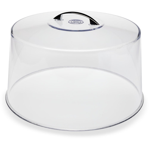 Carlisle 251207 11 5/8" Dia. SAN Plastic Clear Cake Cover