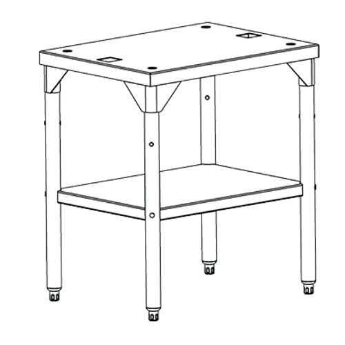 Market Forge 95-6060 28" high Stainless Steel Equipment Stand
