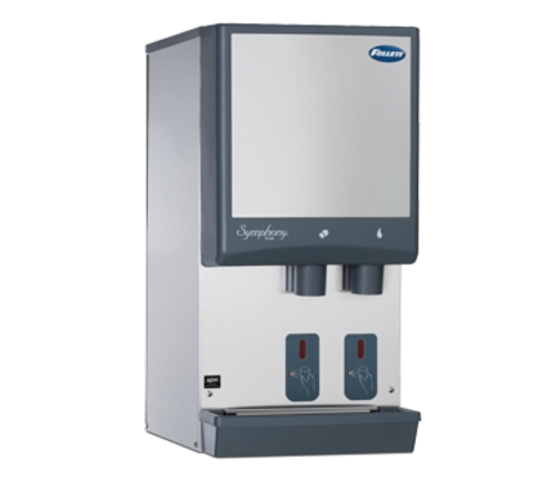 Follett LLC 12HI414A-S0-DP Symphony Plus 12 Series Air Cooled Chewblet Wall-Mount with Drain Pan Ice Maker and Water Dispenser with SensorSAFE Dispense - 115 Volts, 425 Lbs.