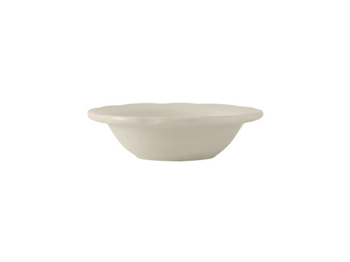 Tuxton TSC-010 6-3/8" 8 Oz. Ceramic American White/Eggshell Round Grapefruit (3 Dozen Per Case)