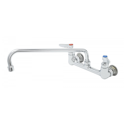 T&S Brass B-0230-CR-02 Faucet 18 " swing nozzle 8" wall mount