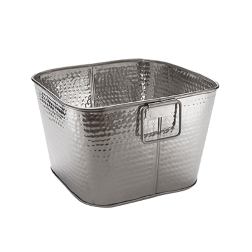 American Metalcraft STH14 Square Stainless Steel Tub 14" L x 14" W x 8.5" H