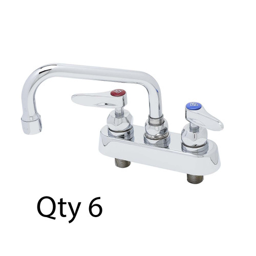 T&S Brass B-1111-CR-M Workboard Faucet deck mount 4"