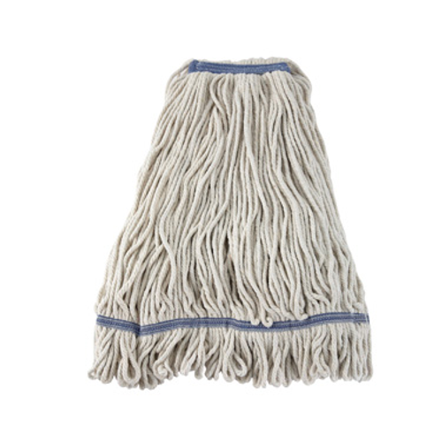 Winco MOP-32W 32 oz. Loop End Cotton Blend Wet Mop Head