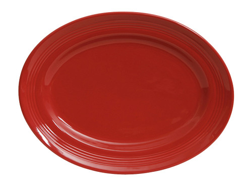 Tuxton CQH-136 Ceramic Oval Platter (6 Each Per Case)