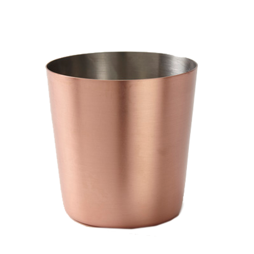 American Metalcraft FFCCS337 3.38" 14 Oz. Copper Round French Fry Cup