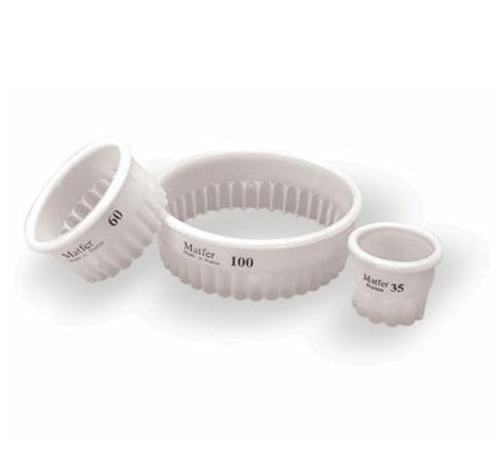 Matfer Bourgeat 150113 ExoGlass Pastry Cutter 1-1/2" Dia. x 1-3/8"H Round One-Piece Composite Material
