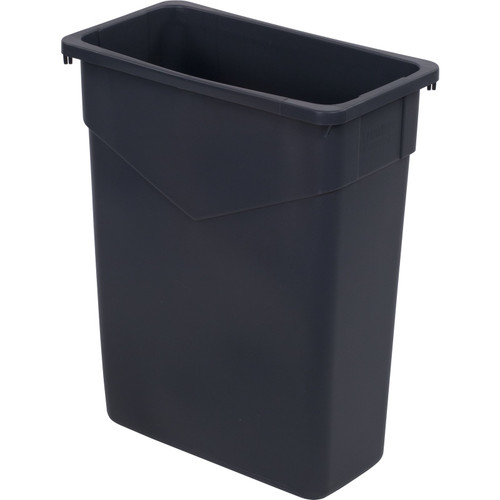 Carlisle 34201523 15 Gallon Polyethylene Gray Trimline Waste Container