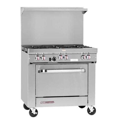 Southbend S36D 36" S-Series Restaurant Range - Natural Gas - 203,000 BTU