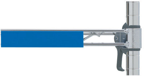 Metro CSM6-B Super Erecta Shelf Marker 6" x 1-1/4" Snaps Over Edge Blue