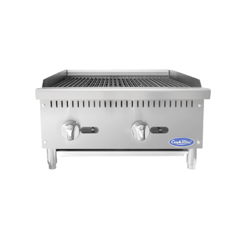 Atosa ATRC-24-LP 24" Liquid Propane Countertop CookRite Heavy Duty Radiant Charbroiler - 70,000 BTU