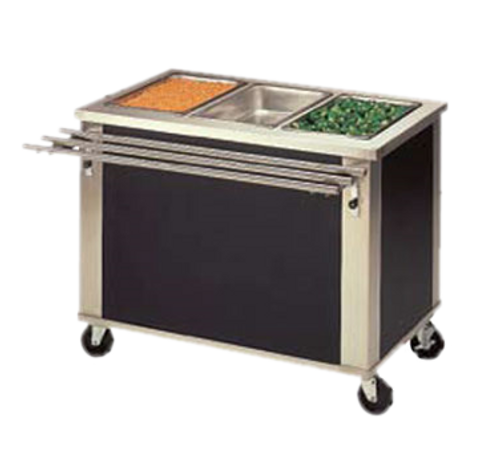 Piper Products 2-HF Elite 500 Stainless Steel 2 Pan Hot Food Unit Enclosed Base