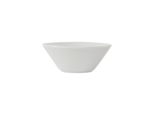 Tuxton GLP-405 5-1/2" 13 Oz. Porcelain Porcelain White Round Bowl (1 Dozen)