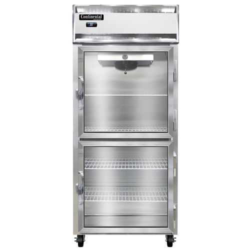Continental Refrigerator 1RXNSAGDHD 36.25" W One-Section Glass Door Reach-In Extra-Wide Refrigerator