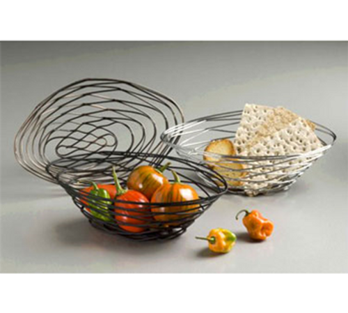 American Metalcraft FRUC16 Metal Oval Birdnest Basket