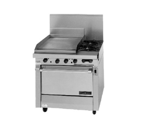 Garland M47-23S-NG 34" Natural Gas Heavy Duty Range - 104,000 BTU