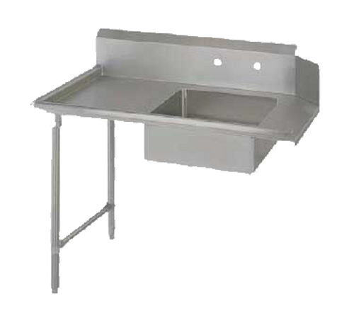 John Boos SDT6-S84SBK-L 84"W X 30"D X 44"H Overall Size Pro-Bowl Soiled Dishtable With Straight Design