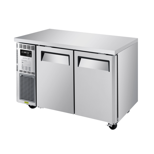 Turbo Air JUF-48S-N 47.25"W Two-Section Stainless Steel Door J Series Side Mount Undercounter Freezer
