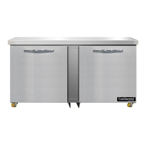 Continental Refrigerator SWF60N-U 60"W Two-Section Undercounter Freezer