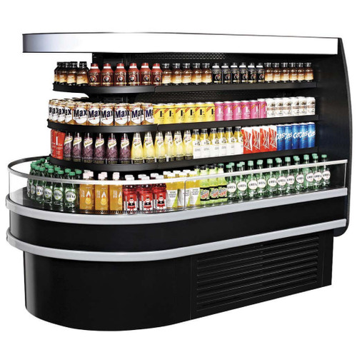 Turbo Air TIOM-48RSB-N 48"W Island Display Self-Serve Refrigerated Merchandiser