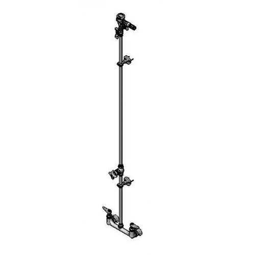 T&S Brass B-7000-LR-99 8" wall mount mixing faucet with polished chrome plated brass body