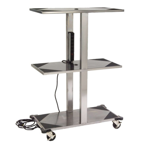 Lakeside 696 39.75" W Stainless Steel Flat Shelves with Non-Slip Pads Food Carrier Box Storage Rack