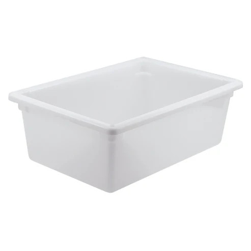 Winco PFFW-9 18"W x 26"D x 9"H White Polypropylene Food Storage Box