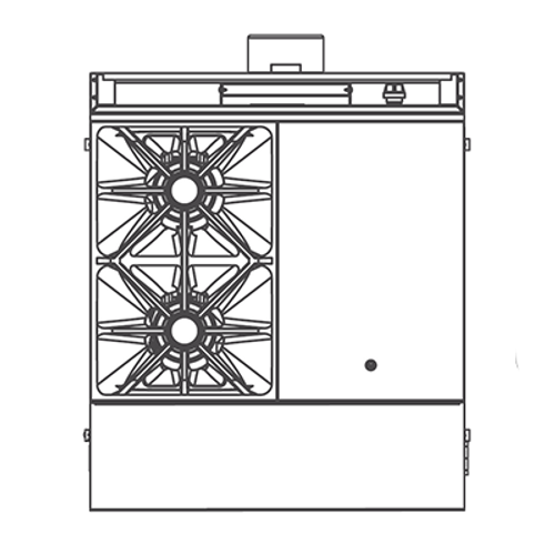 Southbend P32N-XH 36" Gas Platinum Heavy Duty Range - 130,000 BTU
