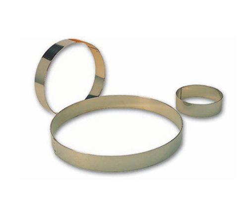 Matfer Bourgeat 371203 6" ID x 1.37"H Stainless Steel Round Entreets Ring
