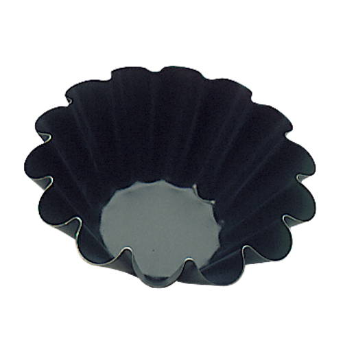 Matfer Bourgeat 330137 8.67" x 3.38" Steel Exopan Brioche Mold