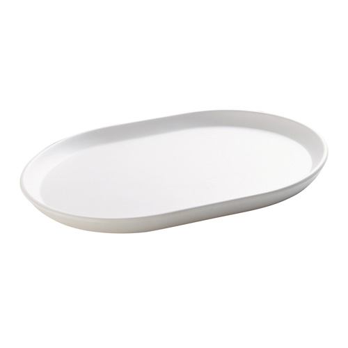 Cal-Mil 22018-15
 Plastic
 White
 Oval
 Platter