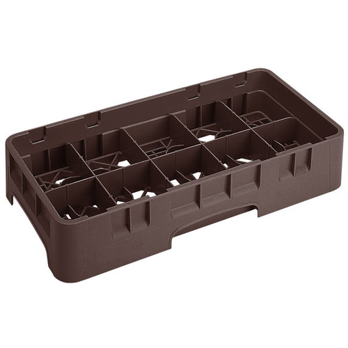 Cambro 10HS434167 Camrack Glass Rack With (2) Soft Gray Extenders - 4 Cases