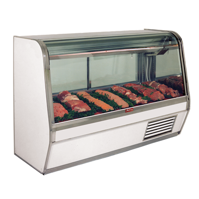Howard McCray SC-CMS32E-4C-LED 50"W Curved Glass Fish/Poultry Service Case