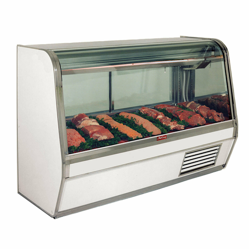 Howard McCray SC-CMS32E-4C-LED 50"W Curved Glass Fish/Poultry Service Case