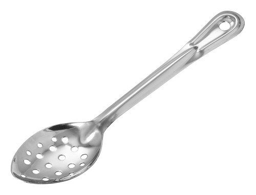 Winco BSPT-11H 11" Stainless Steel Basting Spoon