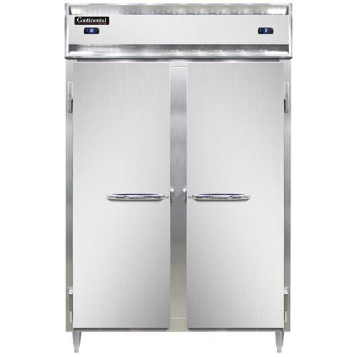 Continental Refrigerator D2RFSN 52" W Two-Section Solid Door Reach-In Freezer