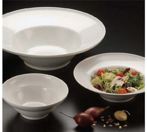 American Metalcraft MEL5 8.5" 57 Oz. Plastic White Round Endurance Bowl