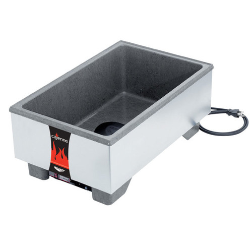 Vollrath 72023 13-3/4" x 21-3/4" x 9" Full Size Cayenne Heat 'n Serve Ultra Countertop Rethermalizer - 120 Volts, 1440 Watts