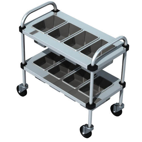 Piper Products 717 Silverware Cart With Handle