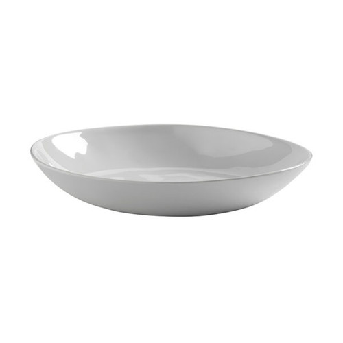 American Metalcraft CBL95CL 13.5" 95 Oz. Plastic White Round Serving Bowl