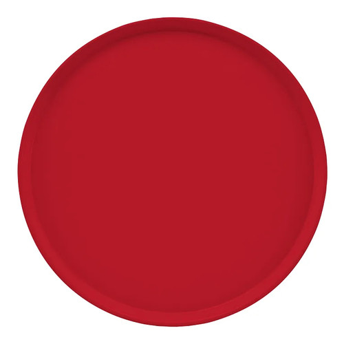 Cambro 1950510 19.5"Dia. Red Round Serving Camtray - 12/Case